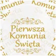 balony pierwsza komunia swieta transparent deco mariage 14 5 szt