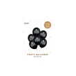 balony piraci pastel czarne strong 12 6 szt