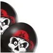balony piracka czaszka czarne belbal 12 6 szt