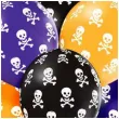 balony pirackie czaszki mix belbal 12 6 szt