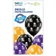 balony pirackie czaszki mix belbal 12 6 szt