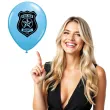 balony police department niebieski jasny godan 11 25 szt