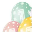 balony premium cyfra 1 mix godan 13 5 szt