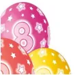 balony premium cyfra 8 mix gemar 13 5 szt