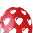 balony premium serduszka mix czerwony gemar 12 cali 5 szt