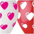 balony premium serduszka mix czerwony gemar 12 cali 5 szt