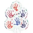 balony raczki pastel biale belbal 12 6 szt