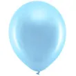 balony rainbow metalizowane blekitne partydeco 12 100 szt