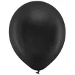 balony rainbow metalizowane czarne partydeco 9 100 szt