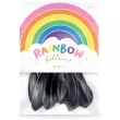 balony rainbow metalizowane czarne partydeco 9 100 szt