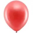 balony rainbow metalizowane czerwone partydeco 11 100 szt