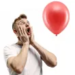 balony rainbow metalizowane czerwone partydeco 11 100 szt