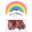 balony rainbow metalizowane czerwone partydeco 9 100 szt
