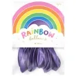 balony rainbow metalizowane fioletowe partydeco 11 10 szt