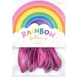 balony rainbow metalizowane fuksja partydeco 9 10 szt