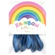 balony rainbow metalizowane granatowe partydeco 11 10 szt