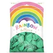 balony rainbow metalizowane mietowe partydeco 9 100 szt