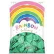 balony rainbow metalizowane mietowy partydeco 11 100 szt