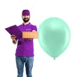 balony rainbow metalizowane mietowy partydeco 11 100 szt