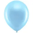 balony rainbow metalizowane niebieskie partydeco 9 10 szt