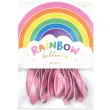 balony rainbow metalizowane rozowe partydeco 9 10 szt