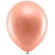 balony rainbow metalizowane rozowe zloto partydeco 11 100 szt