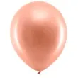 balony rainbow metalizowane rozowe zloto partydeco 9 10 szt