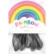 balony rainbow metalizowane srebrne partydeco 9 10 szt