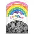 balony rainbow metalizowane srebrne partydeco 9 100 szt