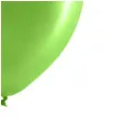 balony rainbow metalizowane zielone jasne 9 10 szt