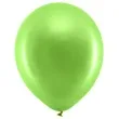 balony rainbow metalizowane zielone jasne partydeco 9 100 szt