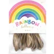 balony rainbow metalizowane zloty 9 partydeco 10 szt