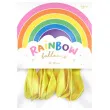 balony rainbow metalizowane zolte partydeco 11 10 szt