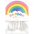 balony rainbow pastelowe biale partydeco 9 10 szt