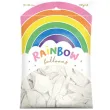 balony rainbow pastelowe biale partydeco 9 100 szt