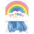balony rainbow pastelowe blekitne partydeco 11 10 szt