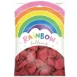 balony rainbow pastelowe czerwone partydeco 11 100 szt