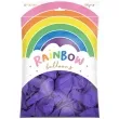 balony rainbow pastelowe fioletowe partydeco 11 100 szt