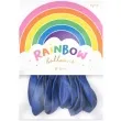 balony rainbow pastelowe granatowe partydeco 11 10 szt