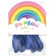 balony rainbow pastelowe granatowe partydeco 9 10 szt
