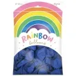 balony rainbow pastelowe granatowe partydeco 9 100 szt
