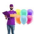 balony rainbow pastelowe mix partydeco 11 10 szt