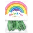 balony rainbow pastelowe zielone partydeco 9 10 szt