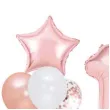 balony roczek 1 urodziny rose gold partypal zestaw