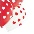 balony romantyczne serduszka mix 12 6 szt