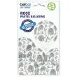 balony roze biale belbal 12 6 szt