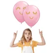balony rzesy i usmiech rozowy pastel qualatex 11 25 szt
