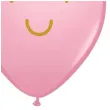 balony rzesy i usmiech rozowy pastel qualatex 11 25 szt