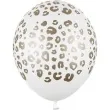 balony safari cetki zlote zloty partydeco 11 50 szt