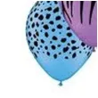 balony safari neon mix qualatex 11 50 szt